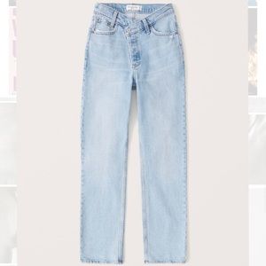 Abercrombie Dad Fit High Waist Jeans